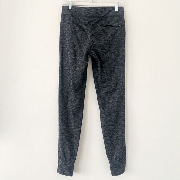 Athleta Gray Jogger Zipper Accent Cuffs size Small Tall Athletic Casual Hiking - Picture 2 of 12